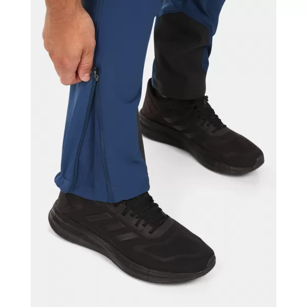  Pantaloni softshell pentru bărbați KILPI NUUK-M ZM0410KI ALBASTRU ÎNCHIS 