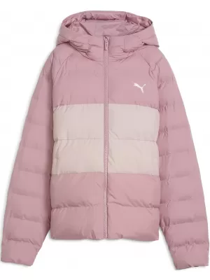 Jacheta pentru copii PUMA SYNTHETIC HOODED PUFFER JACKET 68840465 ROZ ECHILIBRAT
