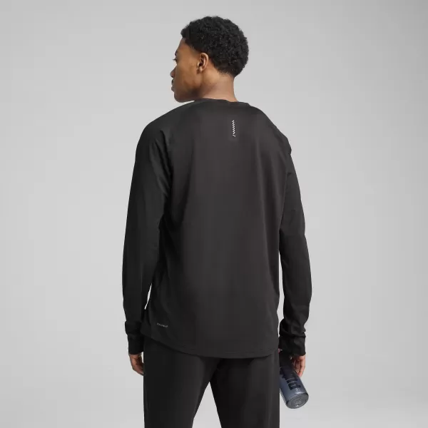  Cămaşă PUMA M RUN CLOUDPUN LONG SLEEVE 52662801 PUMA NEGRU 