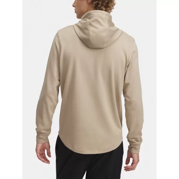  Hanorac pentru bărbați UNDER ARMOUR UA RIVAL TERRY LOGO HOOD 1390141-299 MARO 