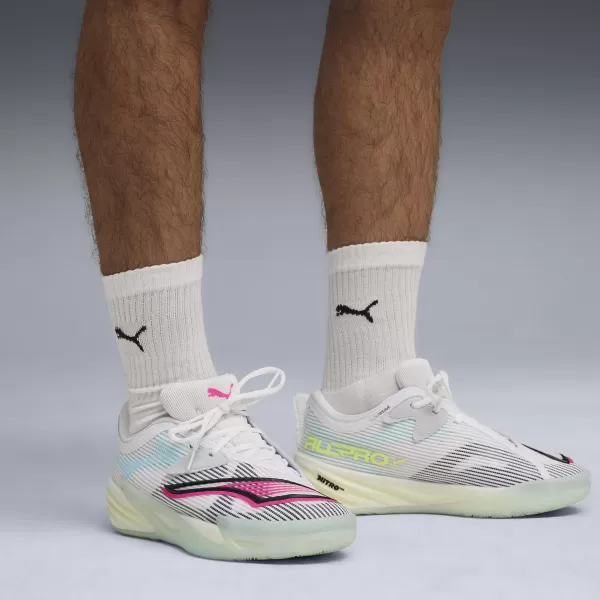  Cizme PUMA ALL-PRO NITRO™ 2 31152101 PUMA WHITE/MINT TOP 