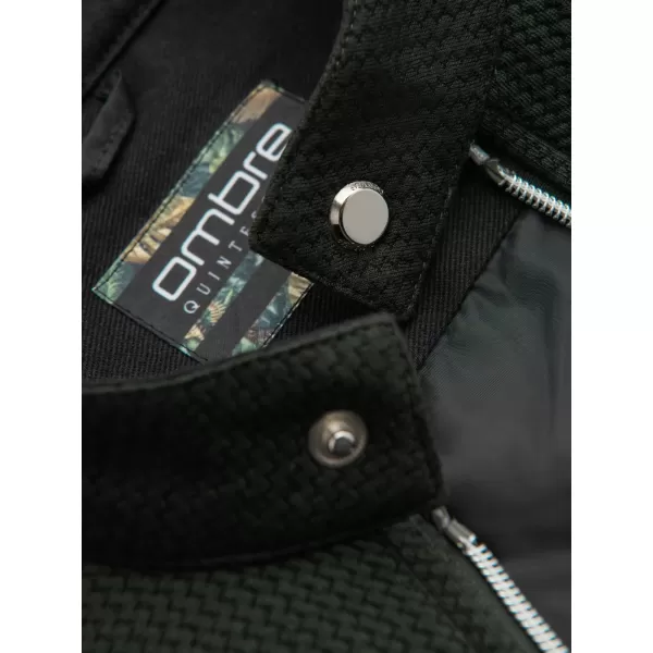  Sacou OMBRE OM-JANP-0229 VERDE ÎNCHIS 