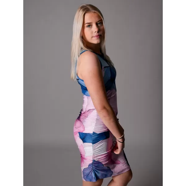  Rochie premium dama ALTISPORT VOJ/ALW117SAT03 ALBASTRU/ROZ 