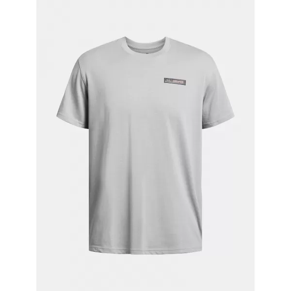  Tricou pentru bărbați UNDER ARMOUR UA HW ARMOUR LABEL SS 1382831-011 GRI 