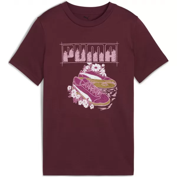  T -thirt PUMA GRAPHIC SNEAKER TEE G 68849696 RUBY SHIMMER 