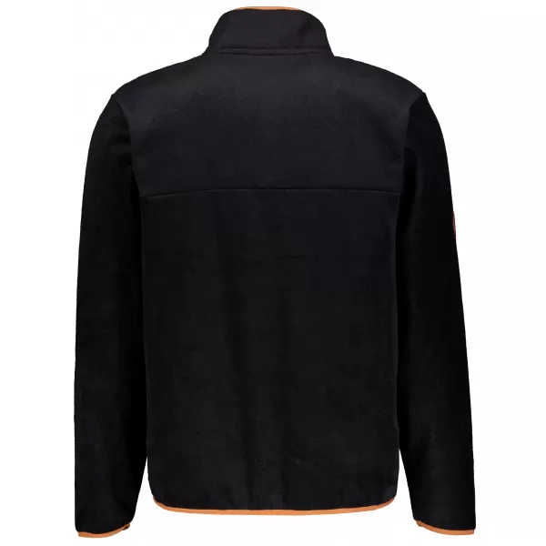  Hanorac pentru bărbați din fleece ALTISPORT GARM NEGRU/MARO 