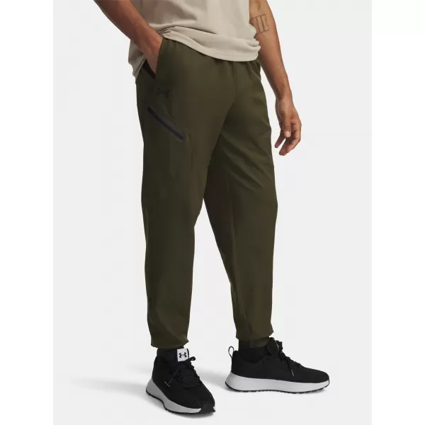  Pantaloni de trening pentru bărbați UNDER ARMOUR UA UNSTOPPABLE WOVEN JOGGER 1388823-308 VERDE 
