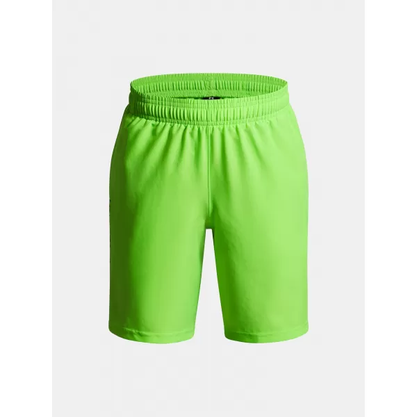  Pantaloni scurți pentru băieți UNDER ARMOUR UA TECH WOVEN WORDMARK SHORT 1383341-389 VERDE 