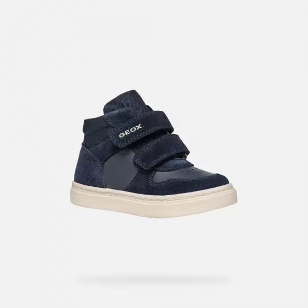  Adidași pentru băieți GEOX NASHIK ALBASTRU ÎNCHIS 