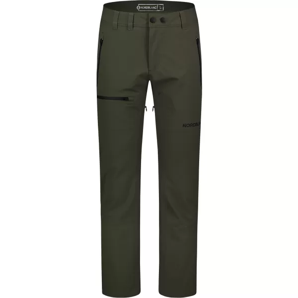  Pantaloni în aer liber pentru bărbați NORDBLANC GRIZZLY NBFPM8265 ARMATĂ 