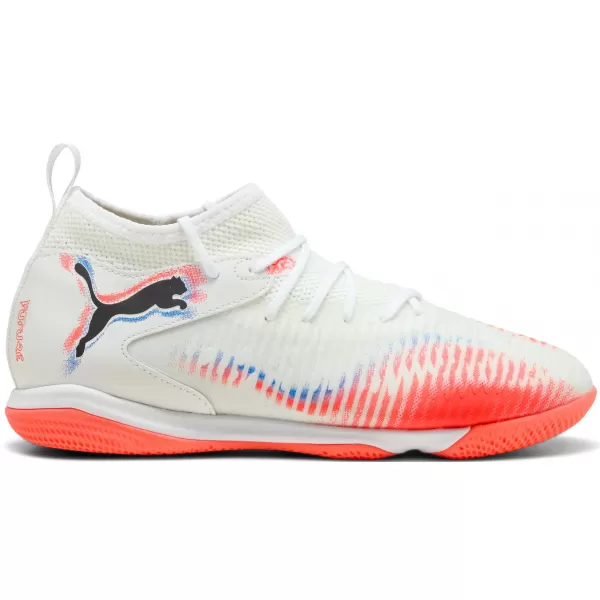  Pantofi pentru bebeluși PUMA FUTURE 8 MATCH IT + MID JR 10861701 WHITE/ ALB/PUMA NEGRU/ROȘU STRĂLUCITOR 