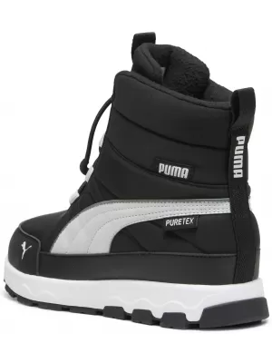 Cizme PUMA EVOLVE BOOT PURETEX JR 39264702 PUMA NEGRU/CENUȘĂ GRI/ALB
