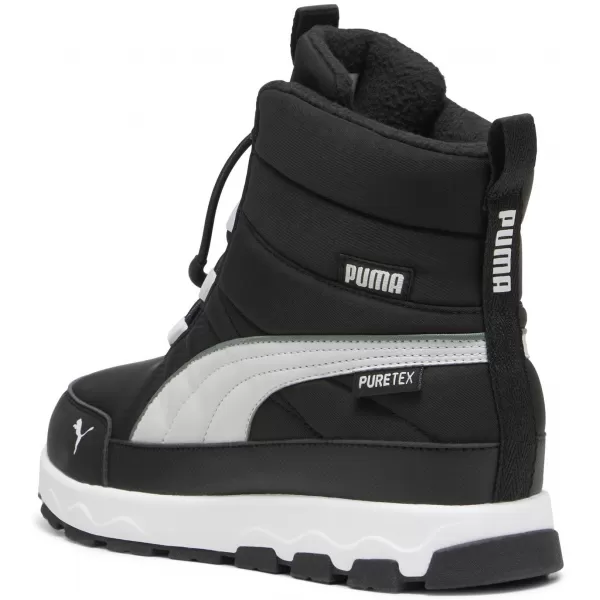  Cizme PUMA EVOLVE BOOT PURETEX JR 39264702 PUMA NEGRU/CENUȘĂ GRI/ALB 