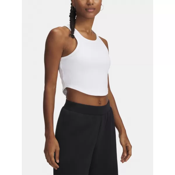  Maieu de damă UNDER ARMOUR UA RIVAL RIB TANK 1389798-100 ALB 