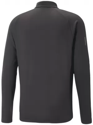 Panoul pentru bărbați PUMA RUN CLOUDSPUN KNIT 1/2 ZIP 52327201 PUMA NEGRU