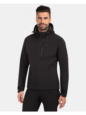 Jachetă softshell pentru bărbați KILPI RAVIO-M ZM0129KI NEGRU