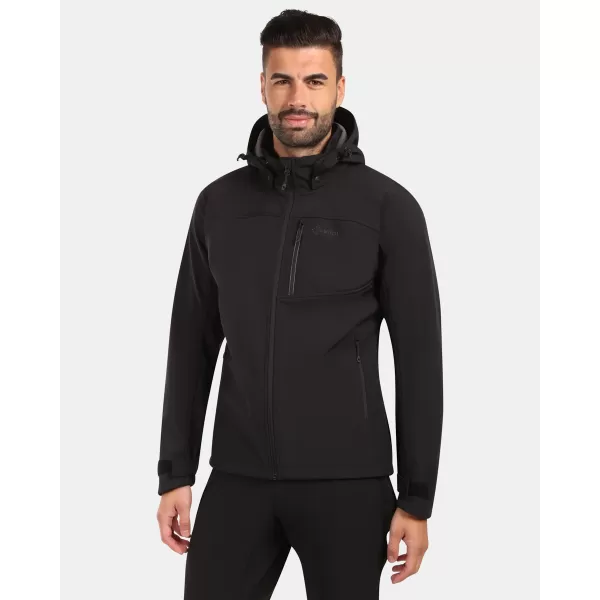  Jachetă softshell pentru bărbați KILPI RAVIO-M ZM0129KI NEGRU 