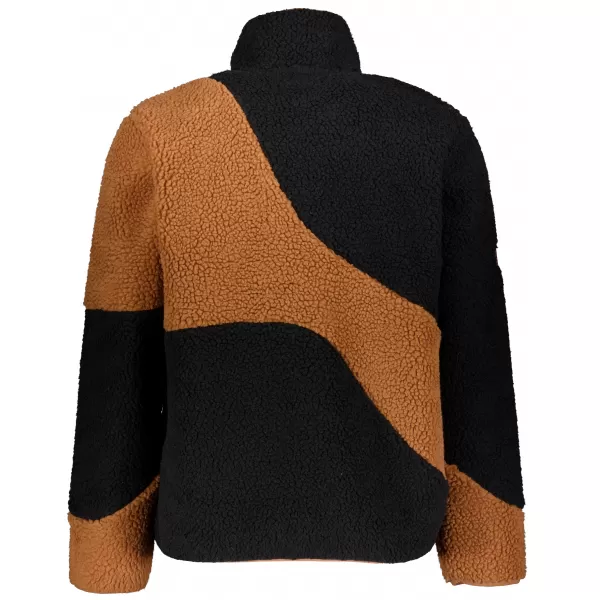  Hanorac pentru bărbați din fleece ALTISPORT GANAN NEGRU/MARO 