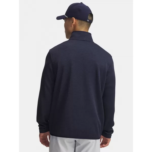  Hanorac pentru bărbați UNDER ARMOUR UA DRIVE SWEATERFLEECE FZ 6005672-410 ALBASTRU 