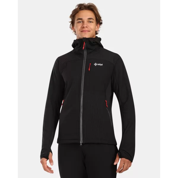  Hanorac pentru bărbați din fleece KILPI FRENI-M ZM0203KI NEGRU 