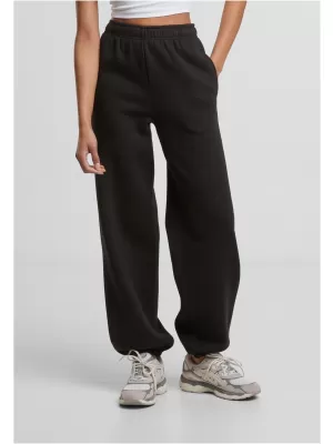 Pantalonii pentru doamne URBAN CLASSICS TB8006 NEGRU