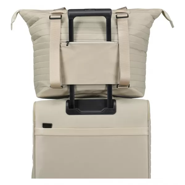  Geantă de mână TRAVELITE BARBARA STEPP 2 IN 1 SHOPPER NUD SATINAT 