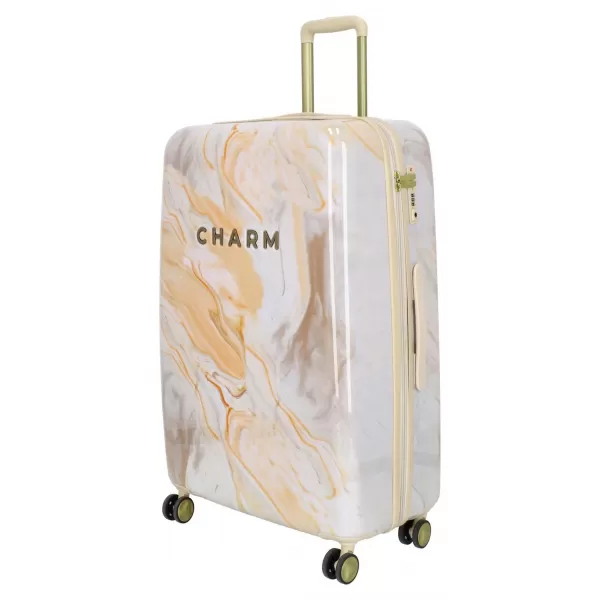  Valiză CHARM LONDON 23169 L CREMĂ 