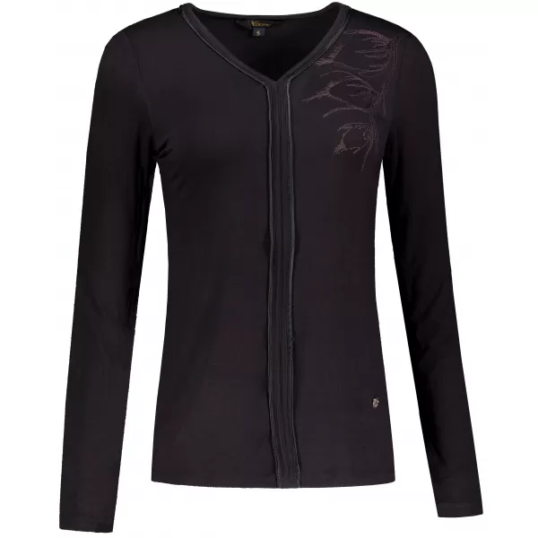  Tricou de damă KIXMI VIOLETTE NEGRU 