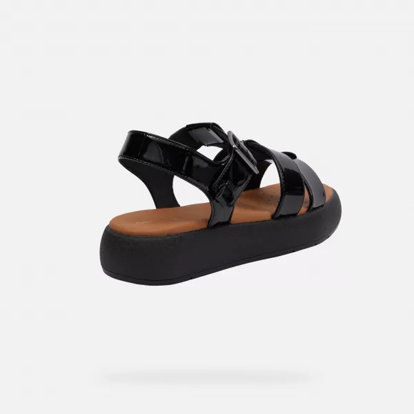  Sandale de dama GEOX CAMALEI NEGRU 