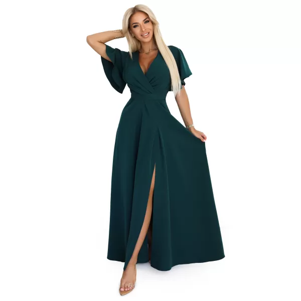  Rochie NUMOCO JENNIFER 581-8 VERDE STICLA 