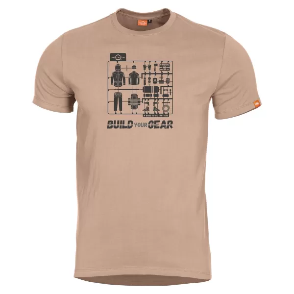  tricou PENTAGON AGERON BUILD YOUR GEAR K09012 KAKI 