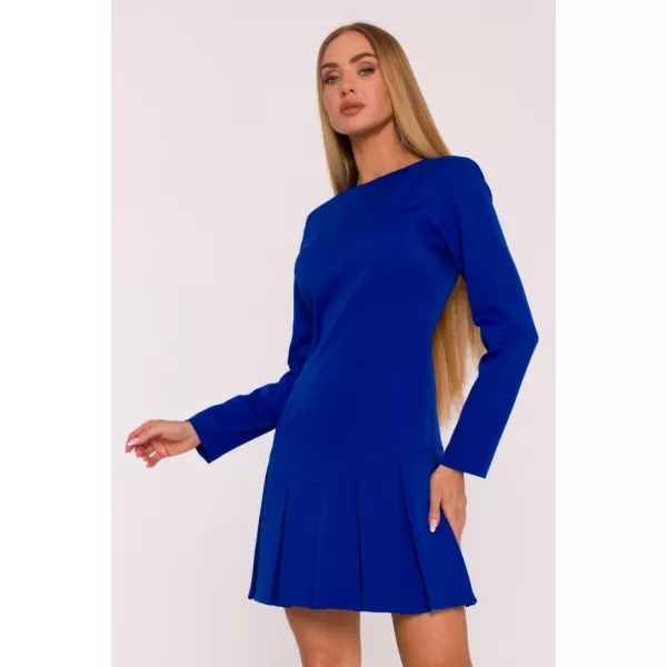  Rochie MOE M872 ALBASTRU REGAL 