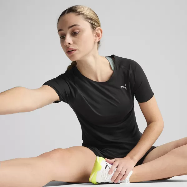  Cămaşă PUMA W RUN CLOUDSPUN TEE 52665201 PUMA NEGRU 