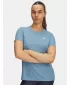 Tricou pentru femei UNDER ARMOUR TECH RIB SSC 1389852-418 ALBASTRU