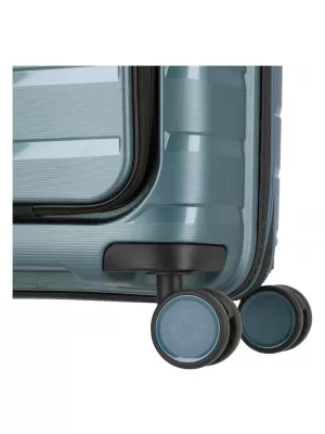 Valiză TRAVELITE AIR BASE 4W S FRONT POCKET ALBASTRU CA GHEATA