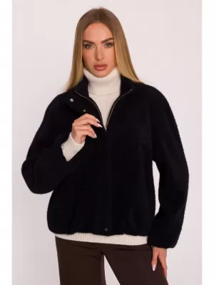 Palton de damă MOE M885 NEGRU