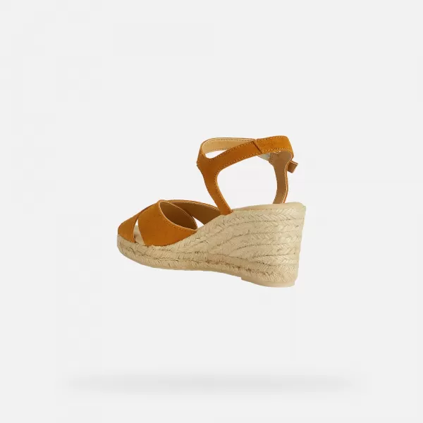  Sandale de dama GEOX GELSA LOW CHIHLIMBAR 