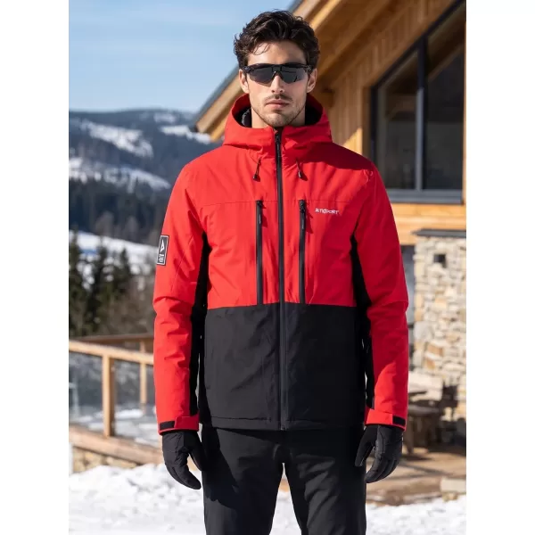  Geaca de iarna pentru barbati ALTISPORT GALLANT ROŞU 