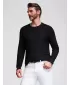 Pulover pentru bărbați OMBRE OM-SWSW-0181 NEGRU