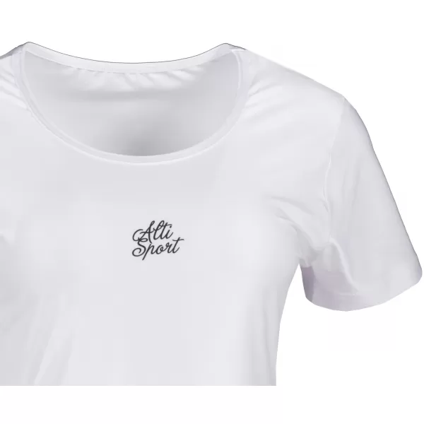  Tricou premium extins pentru femei ALTISPORT VOJ/ALW090SAT02 ALB 