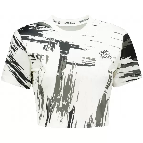  Crop top premium pentru femei ALTISPORT VOJ/ALW010TR07 ALB 