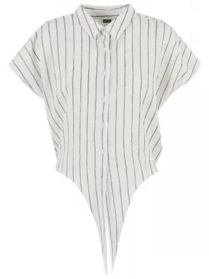 Bluza de dama URBAN CLASSICS TB7474 ALB/NEGRU