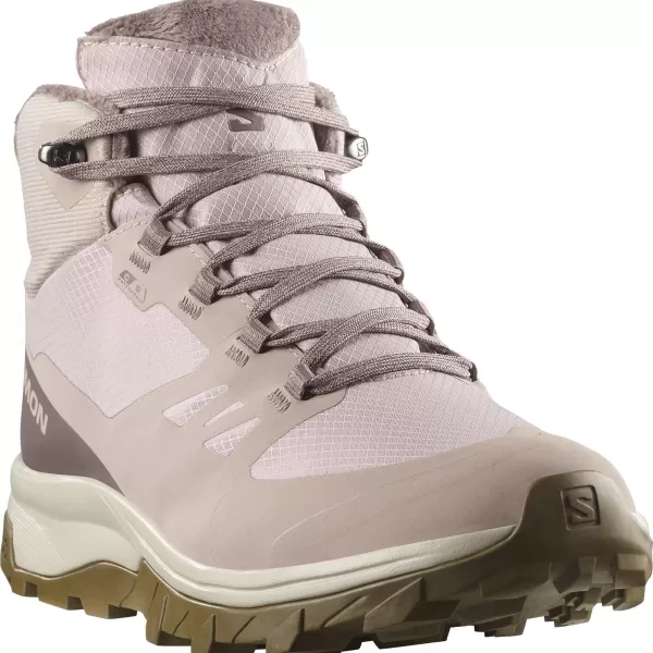  Pantofi de dama SALOMON OUTSNAP WATERPROOF W ETHEREA/IRON/COYOTE BROWN 