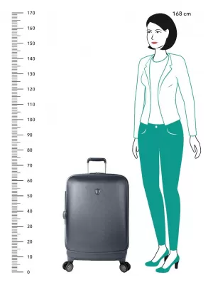 Valiză HEYS PORTAL SMART M ALBASTRU ARDEZIE