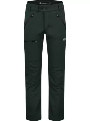 Pantaloni softshell pentru bărbați NORDBLANC THORN NBFPM8266 VERDE ÎNCHIS