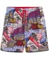 Pantaloni scurţi PUMA HOOPERHOTLINE AOP 7" SHORTS 63283701 PENTRU TOATE TIMPURILE ROȘII/AOP