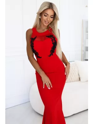 Rochie NUMOCO 617-3 ROŞU