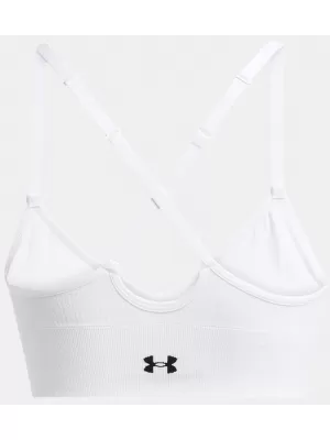 Sutien de damă UNDER ARMOUR VANISH SEAMLESS LOW BRA 1384417-100 ALB