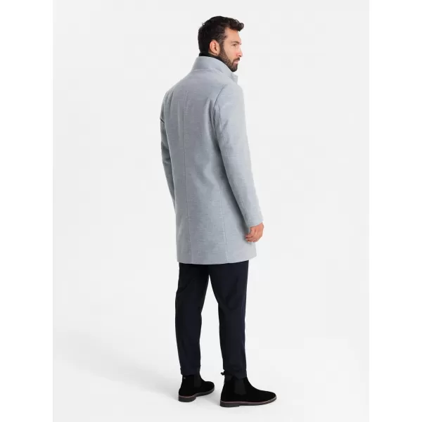  Haina masculină OMBRE OM-COWC-0141 MELANGE GRI 
