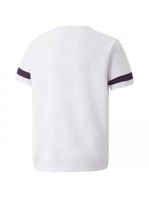 Jersey pentru copii PUMA FASTPLAY JSY V JR STRIPES3 60588601 PUMA ALB